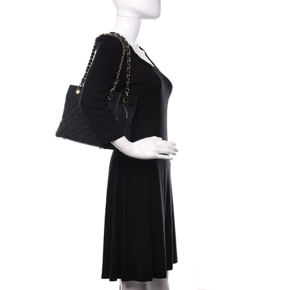Chanel Caviar Quilted Petit Timeless Tote PTT Black 2 of 10
