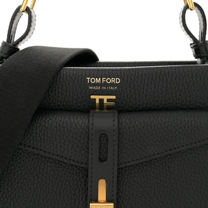 Tom Ford Calfskin Mini T Twist Top Handle Bag Black 7 of 12