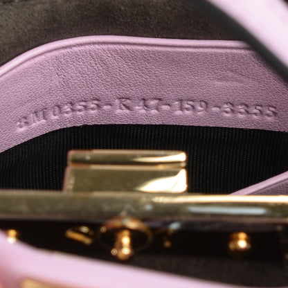 Fendi Shiny Nappa Micro Peekaboo Iconic Satchel Lavanda 7 of 8