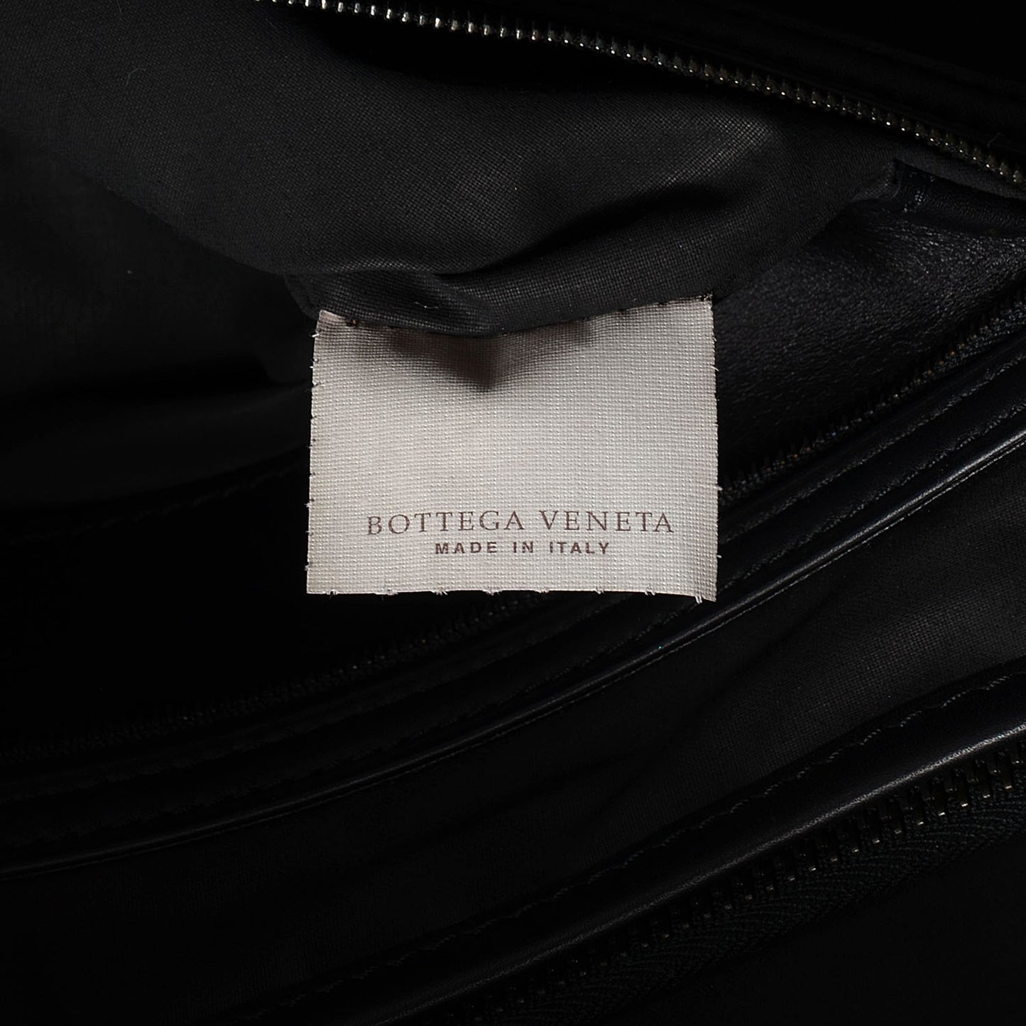 Nappa Intrecciato Luggage Travel Bag Nero Black