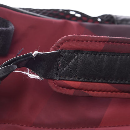 Burberry Nylon Supernova Check Backpack Red 12 of 16