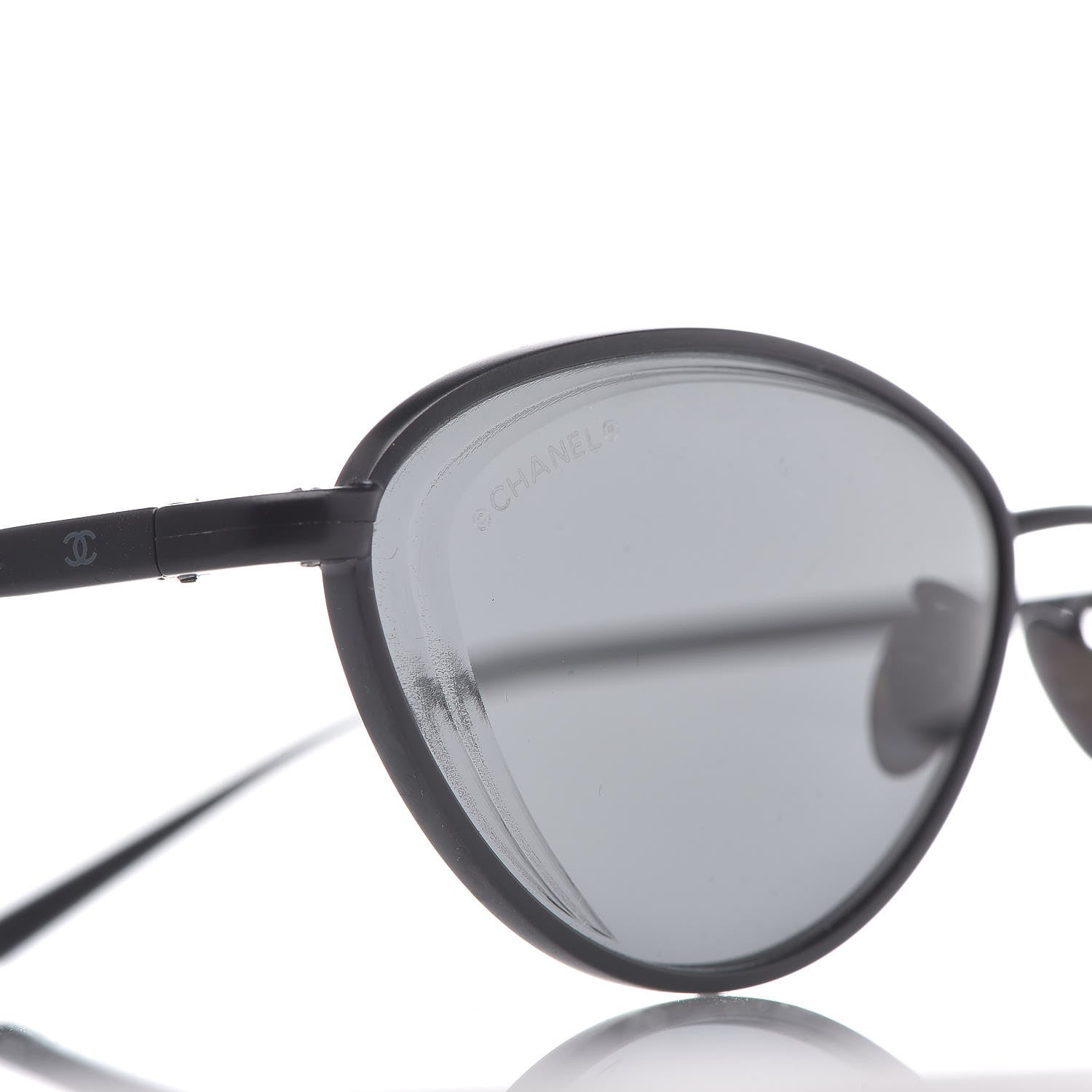 Chanel Cat Eye Sunglasses 4255 Black 7 of 8