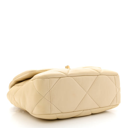Chanel Lambskin Quilted Medium Chanel 19 Flap Beige 4 of 11