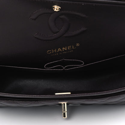 Chanel Lambskin Quilted Small Double Flap Dark Brown 4 of 4