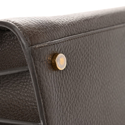 Saint Laurent Grained Calfskin Small Sac De Jour Fog 13 of 18