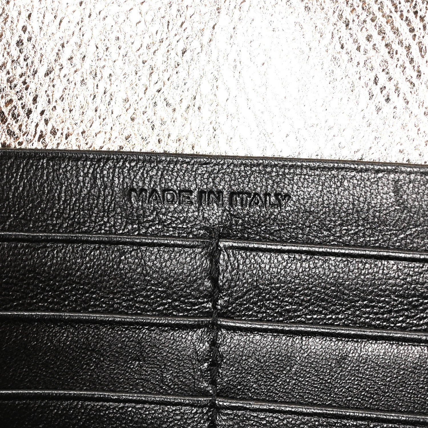 Saint Laurent Metallic Calfskin Tri-Quilt Monogram Envelope Chain Wallet Grey Oro 6 of 10