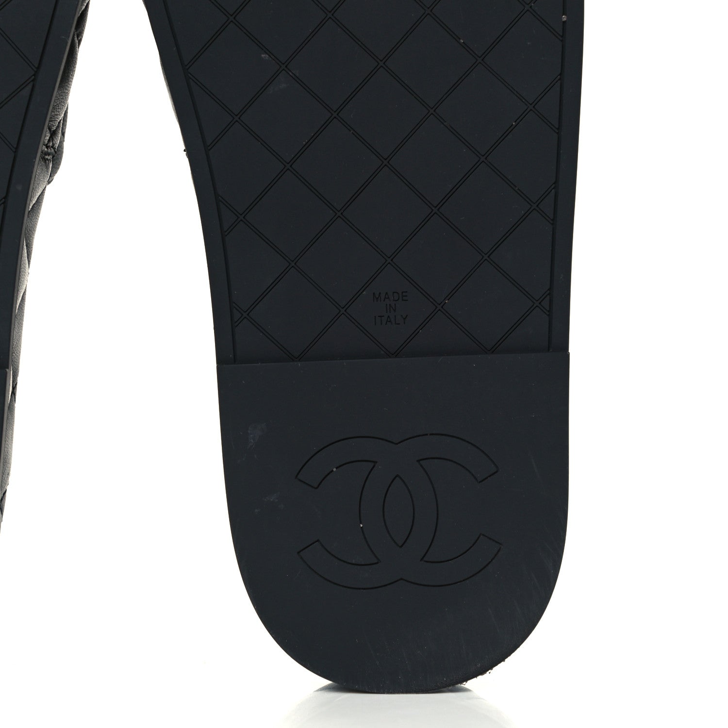 Chanel Lambskin Quilted CC Mules Sandals 39 Black 8 of 10