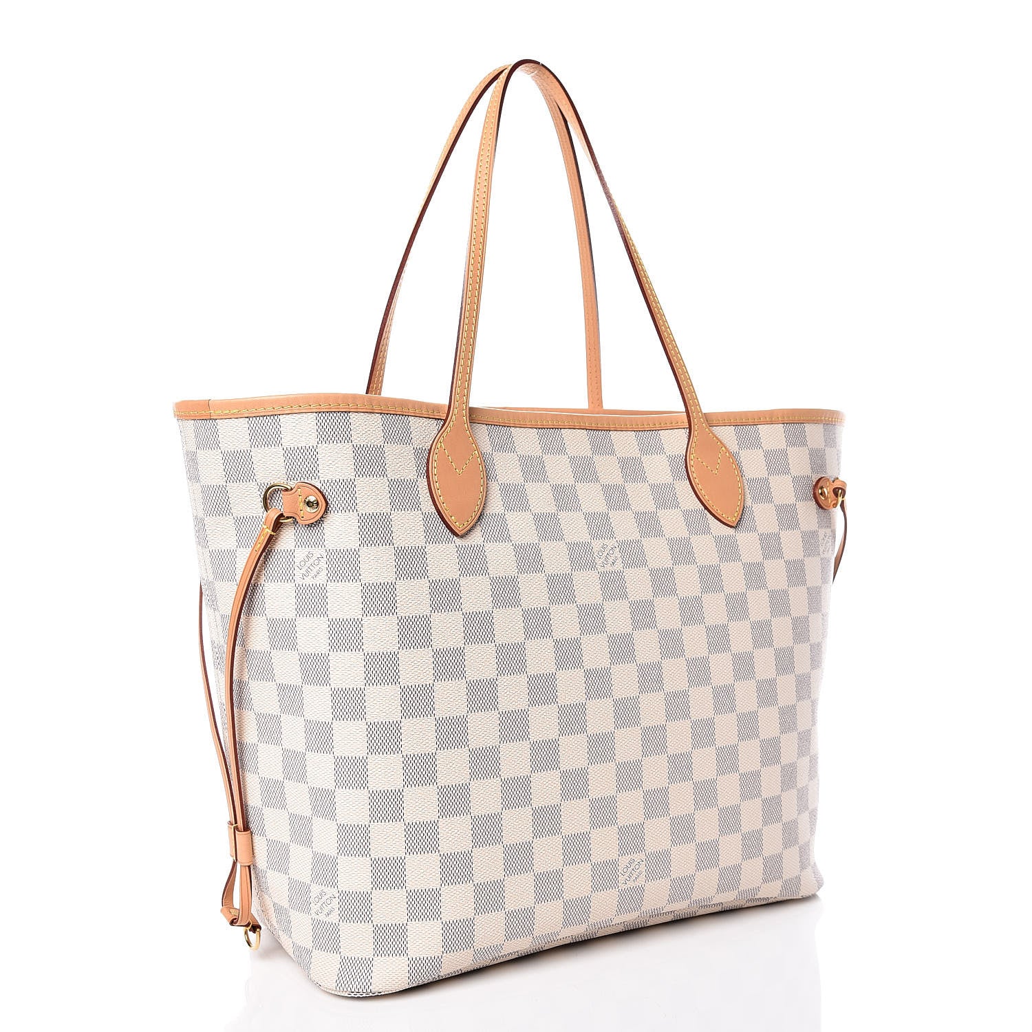 Louis Vuitton Damier Azur Neo Neverfull MM Rose Ballerine 3 of 10