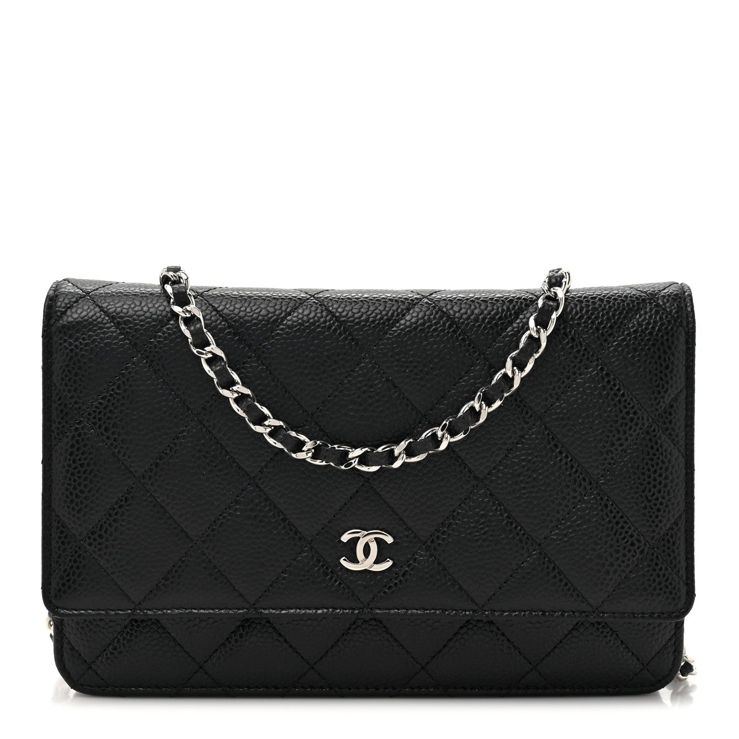 Chanel Caviar Quilted Wallet On Chain WOC Black 1 of 14