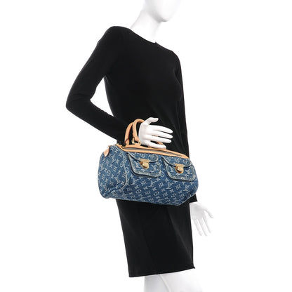 Louis Vuitton Monogram Denim Neo Speedy Blue 2 of 7