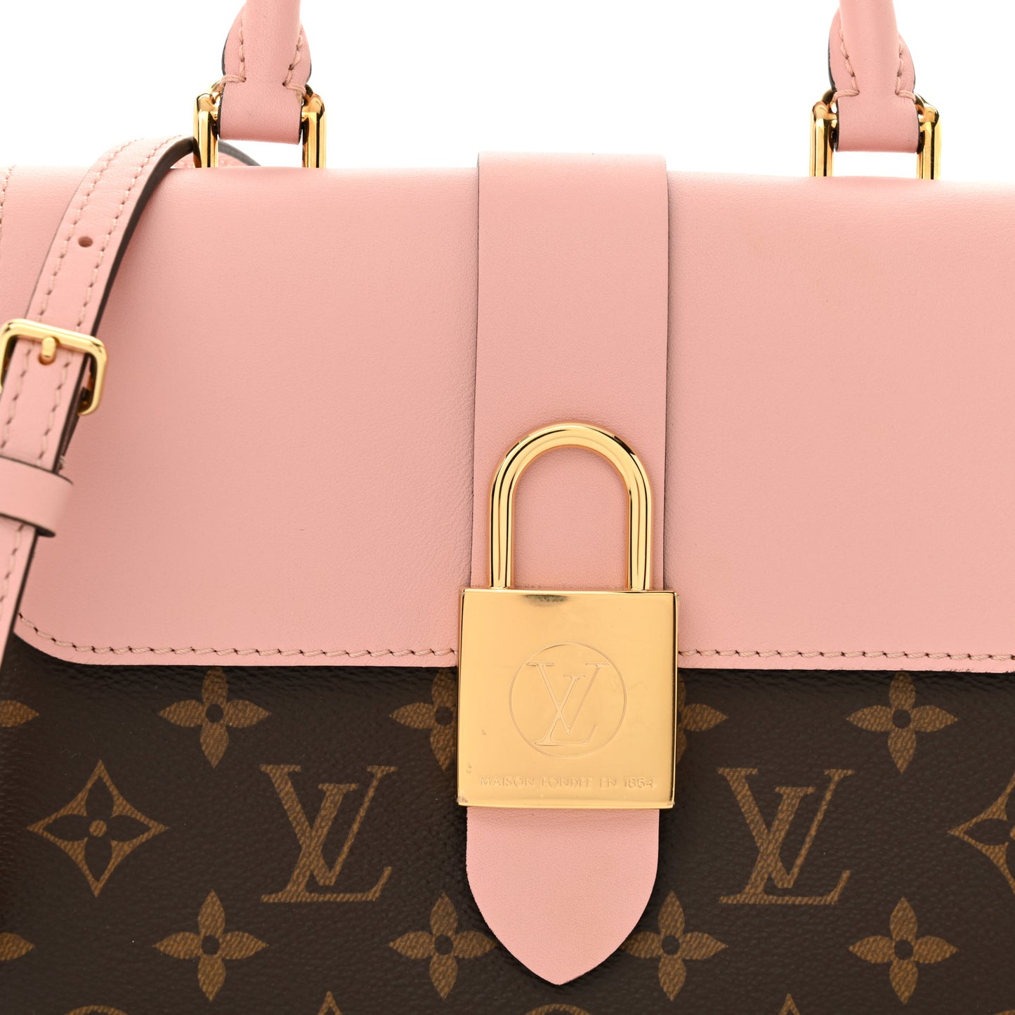 Monogram Locky BB Rose Poudre