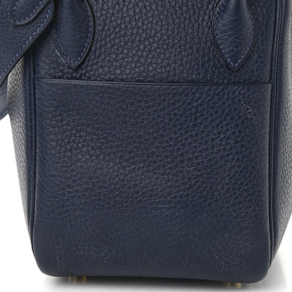 Hermes Taurillon Clemence Lindy 26 Bleu Nuit 10 of 12