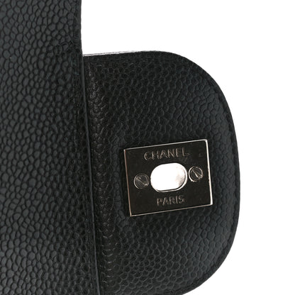 Chanel Caviar Quilted Jumbo Double Flap Black 7 of 11