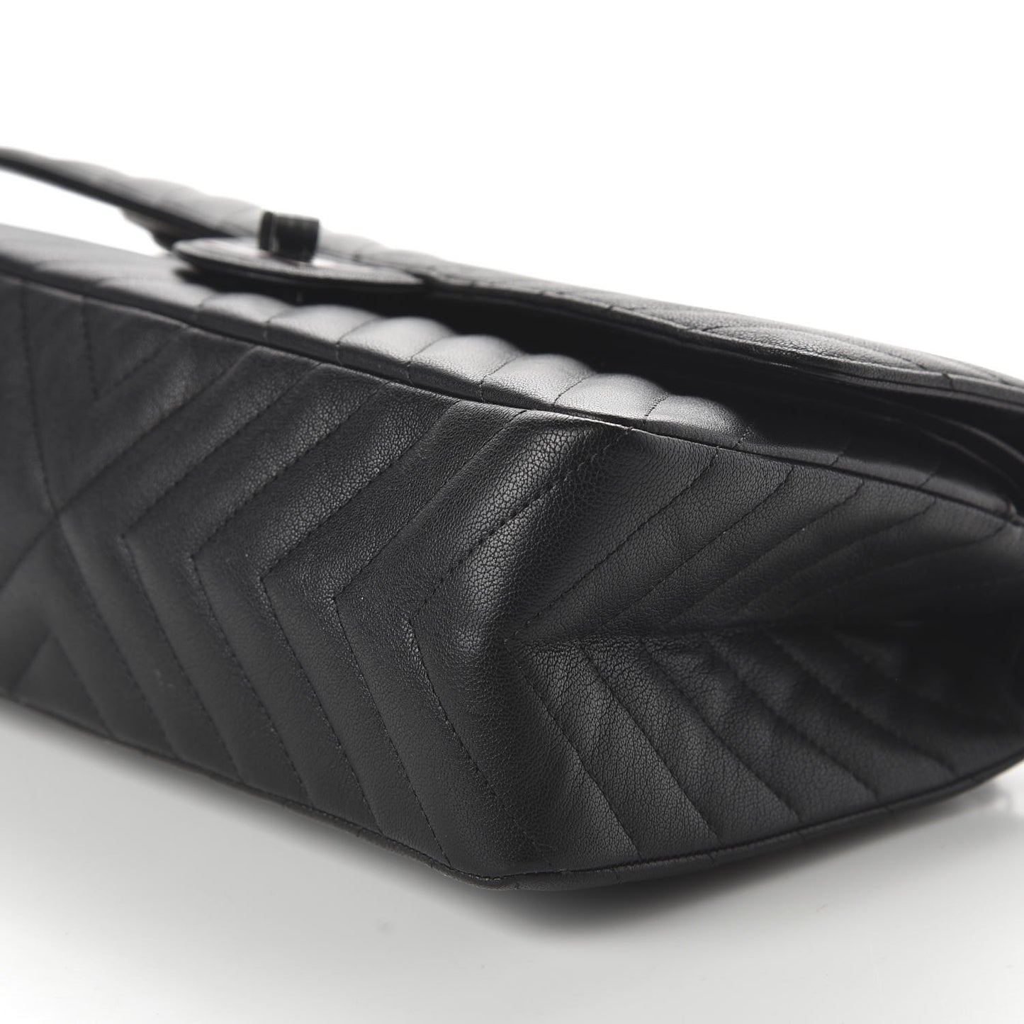 Sheepskin Chevron Quilted 2.55 Reissue 226 Flap So Black