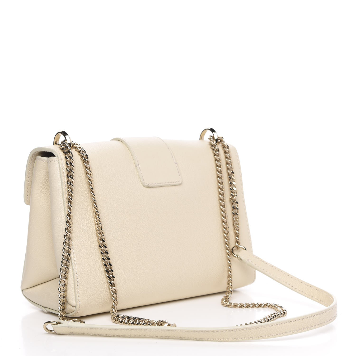 Jimmy Choo Grainy Calfskin Small Marianne Shoulder Bag Linen 3 of 9