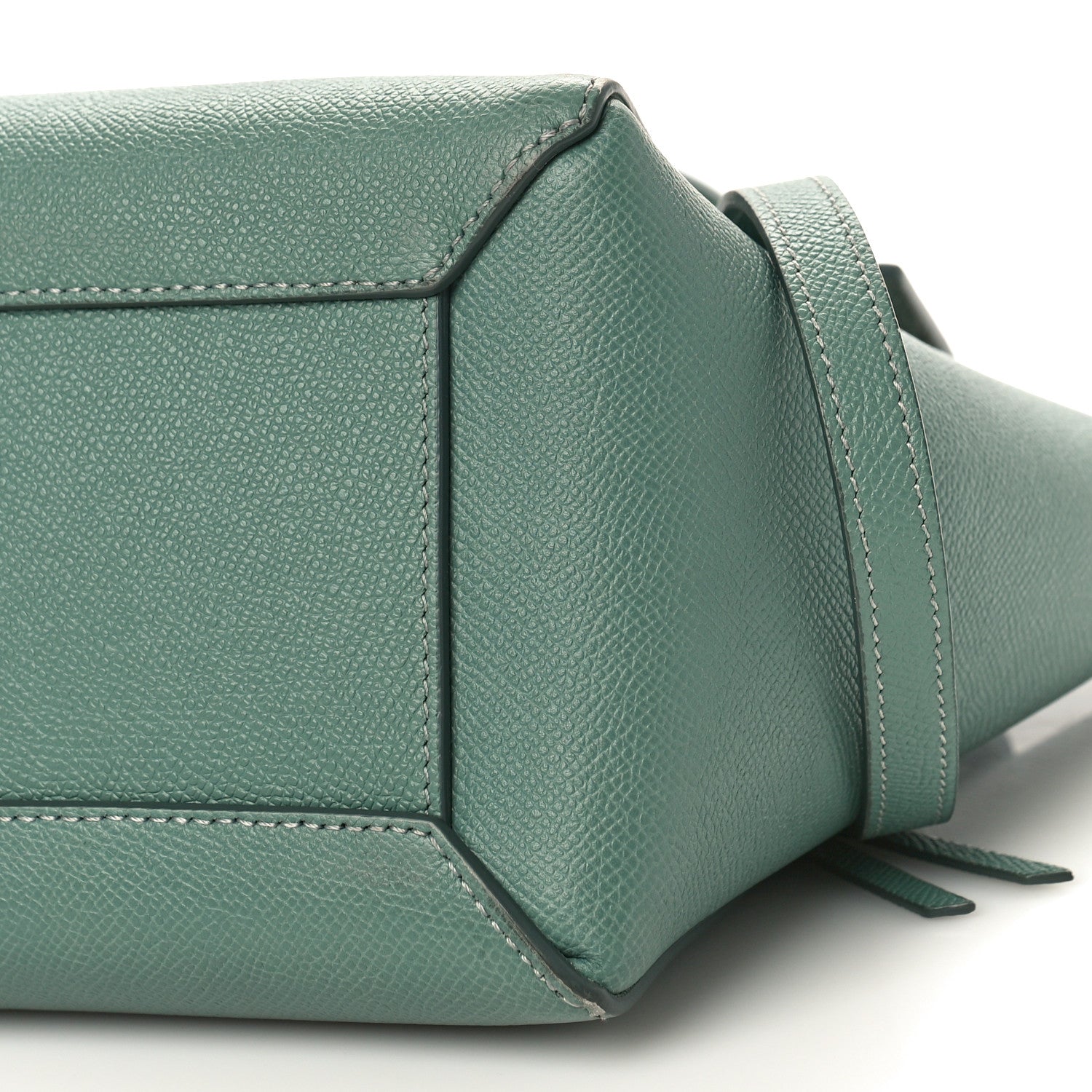 Celine Grained Calfskin Micro Belt Bag Celadon 7 of 9