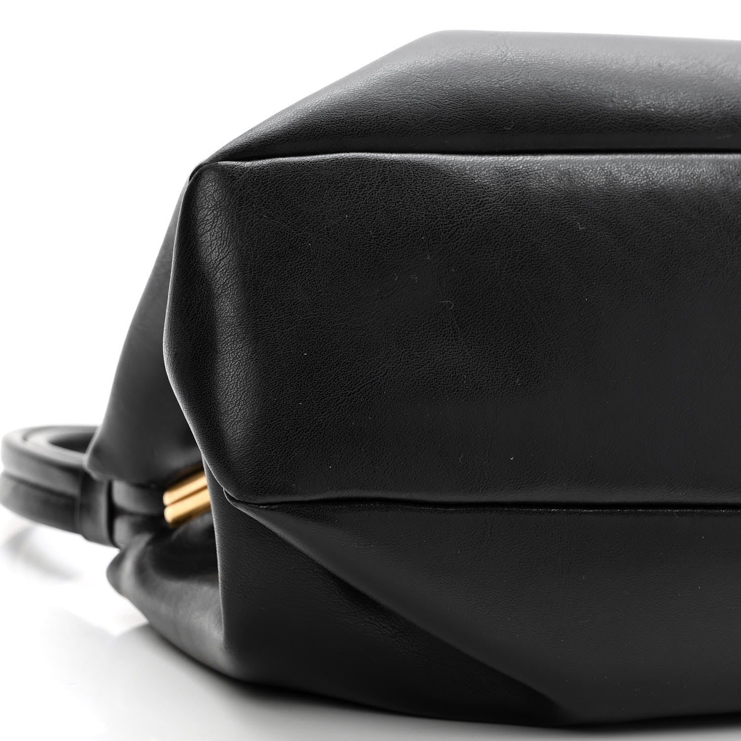 Celine Smooth Calfskin Eyelet Small Top Handle Bag Black 9 of 10