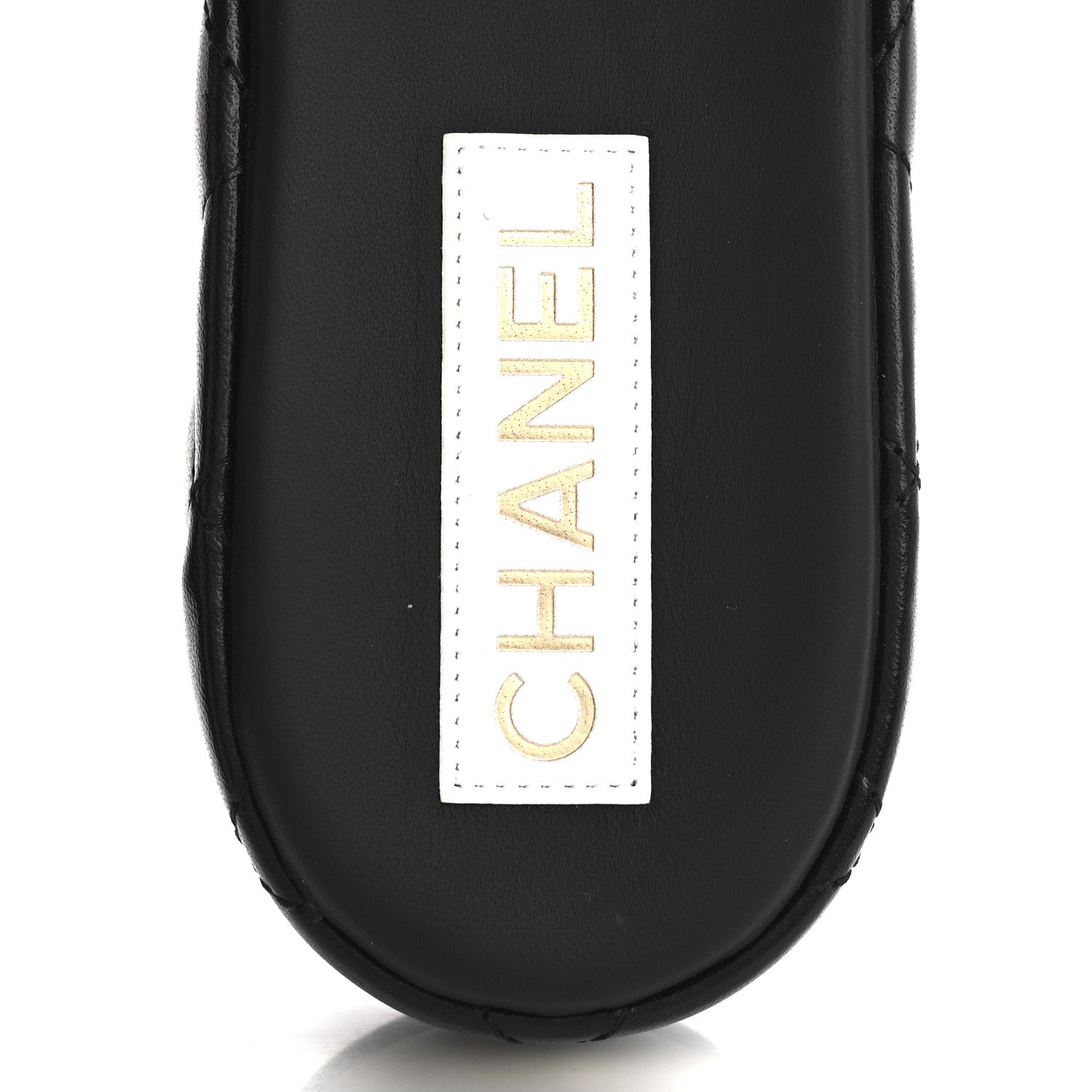Chanel Lambskin Quilted CC Mules Wedge Sandals 40 Black 7 of 10