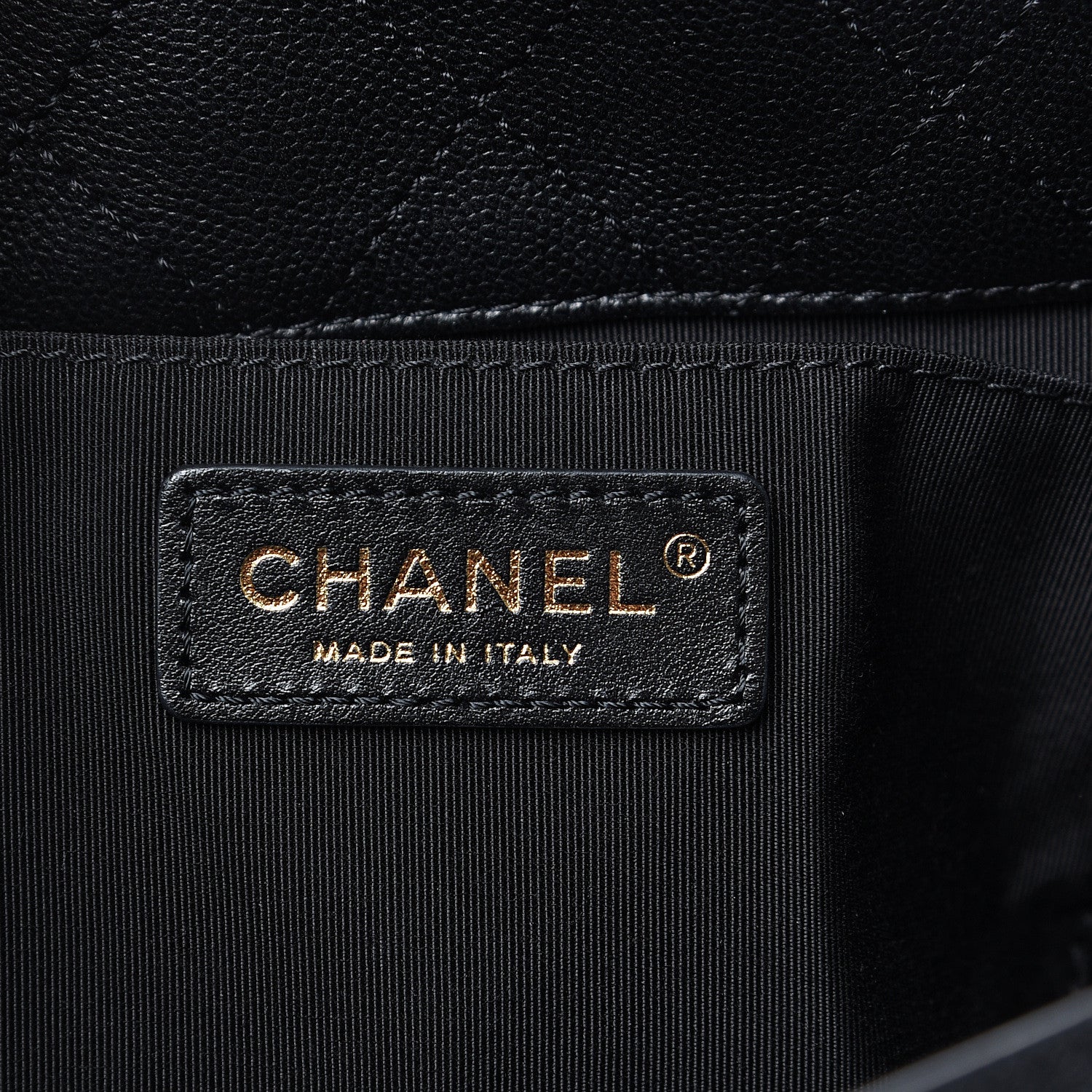 Chanel Caviar Quilted Large Rolled Up Bucket Drawstring Bag Black 5 of 9