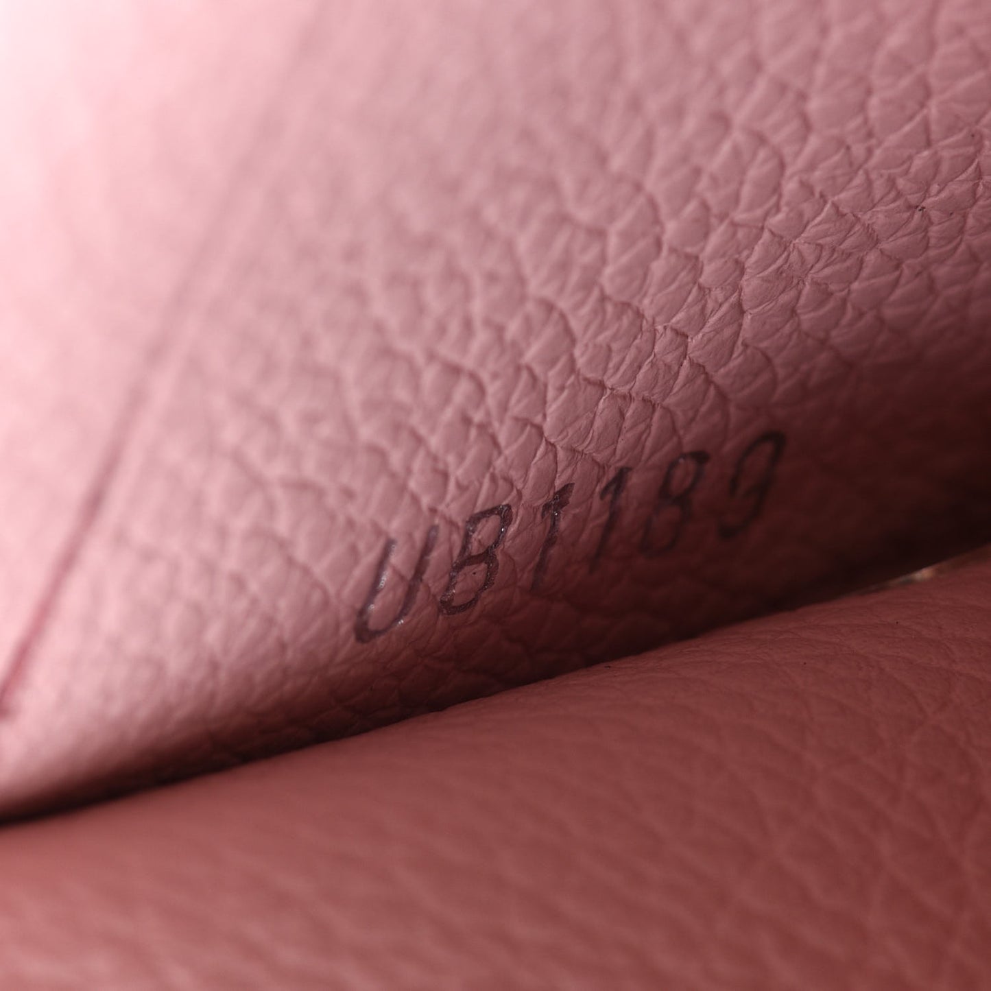 Calfskin Lockmini Wallet Rose Ballerine