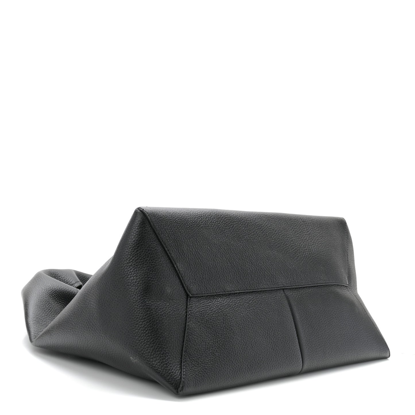Grained Calfskin Medium The Sack Bag Black