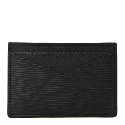 Louis Vuitton Epi Neo Porte-Cartes Card Holder Black 1 of 6