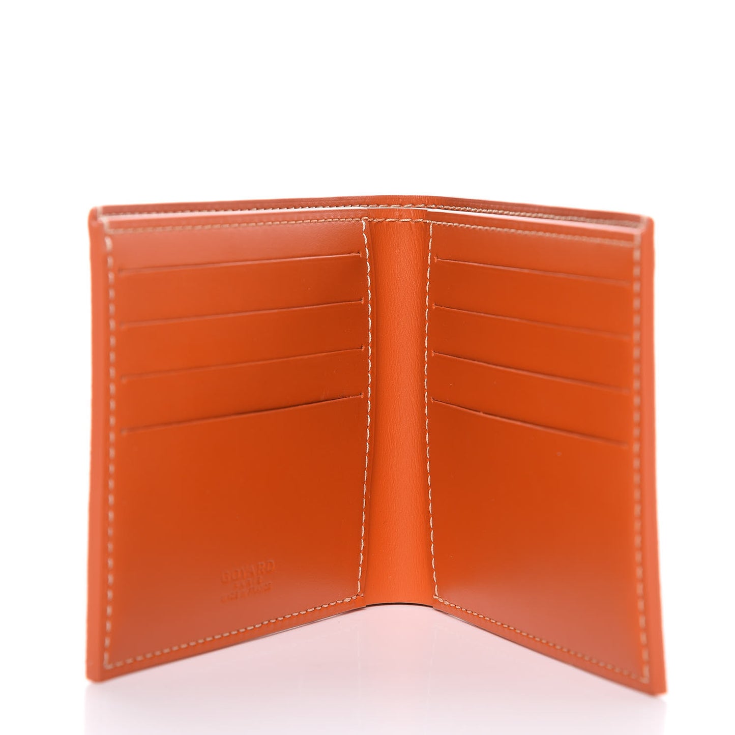 Goyardine Bi-Fold Victoire PM Wallet Orange