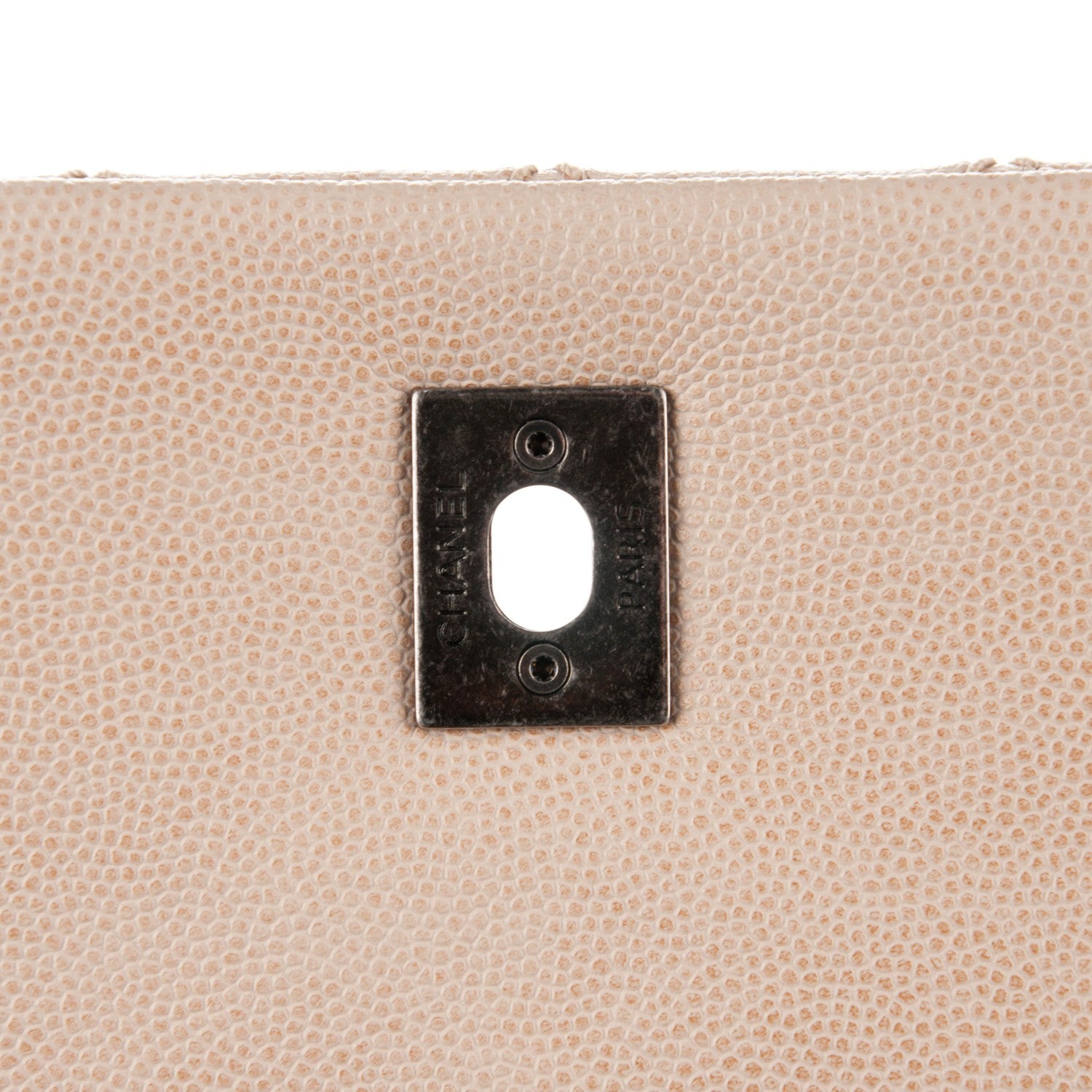 Chanel Caviar Quilted Small Coco Handle Flap Light Beige 6 of 8