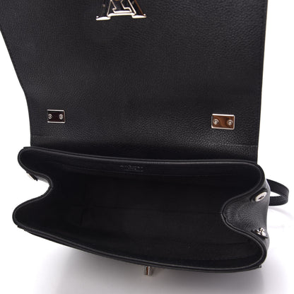 Louis Vuitton Calfskin Lockme II Chain Bag BB Black 5 of 10