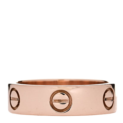 Cartier 18K Pink Gold 5.5mm LOVE Ring 53 6.5 3 of 4