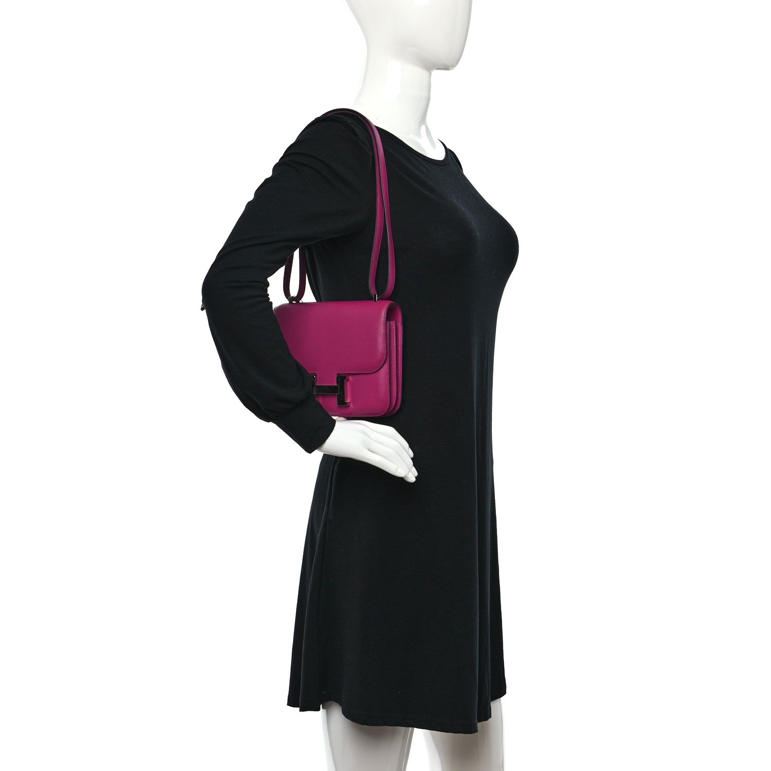 Hermes Swift Constance 18 Rose Pourpre 2 of 10