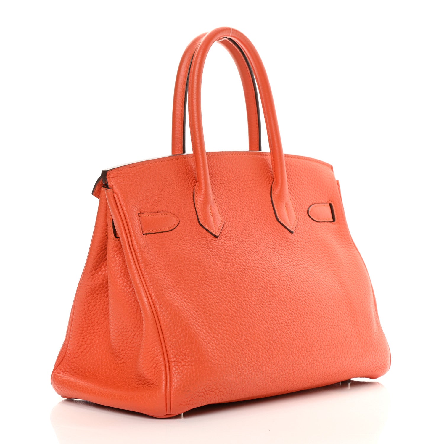 Hermes Taurillon Clemence Birkin 30 Feu 3 of 14