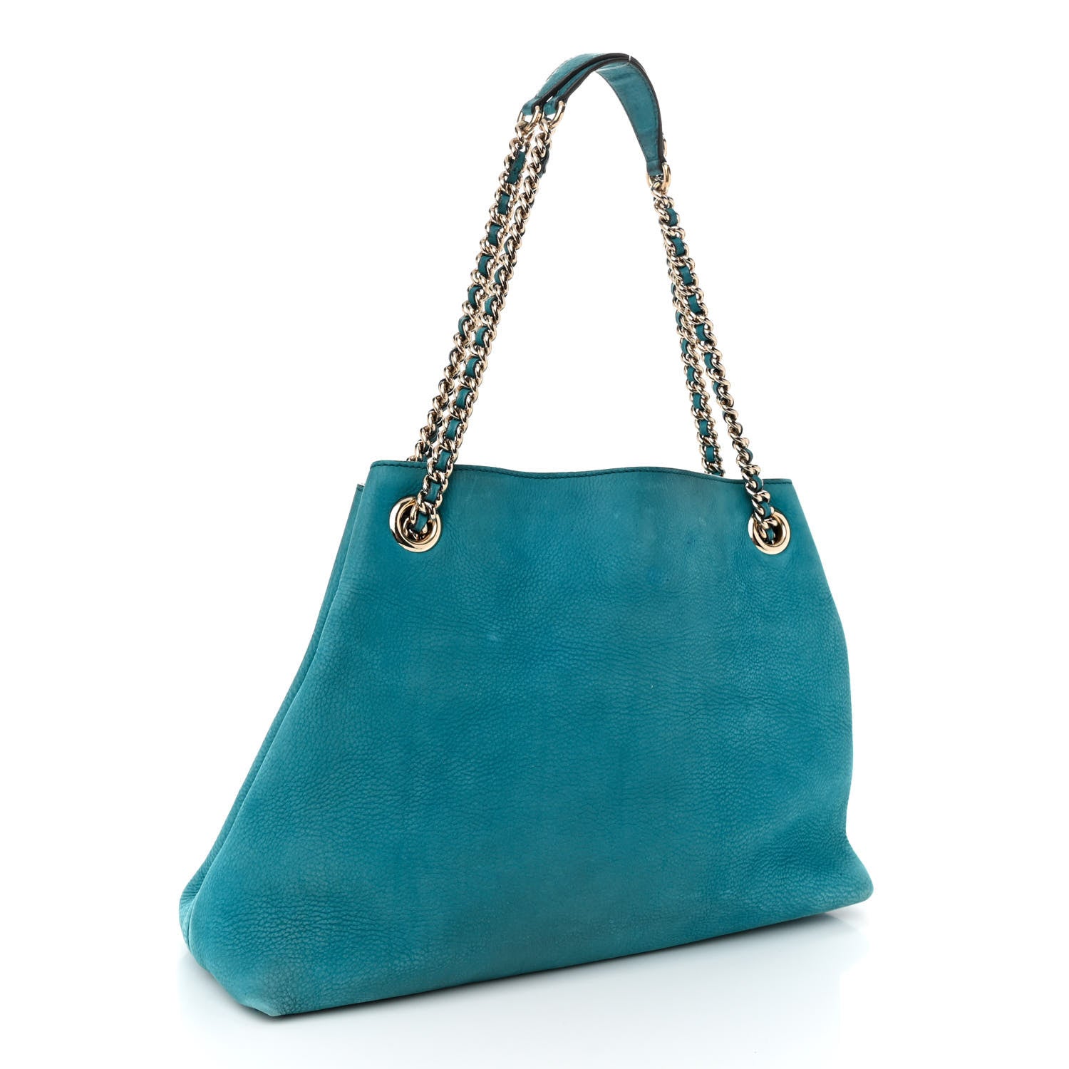 Gucci Vitello Range Medium Soho Chain Shoulder Bag Deep Cobalt 3 of 21