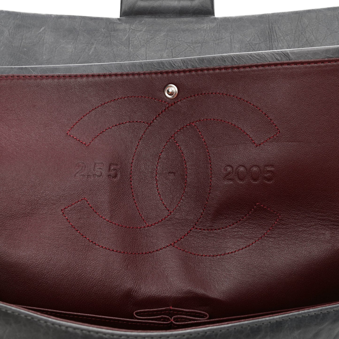 Aged Calfskin 50th Anniversary 2.55 Reissue 227 Flap Gris