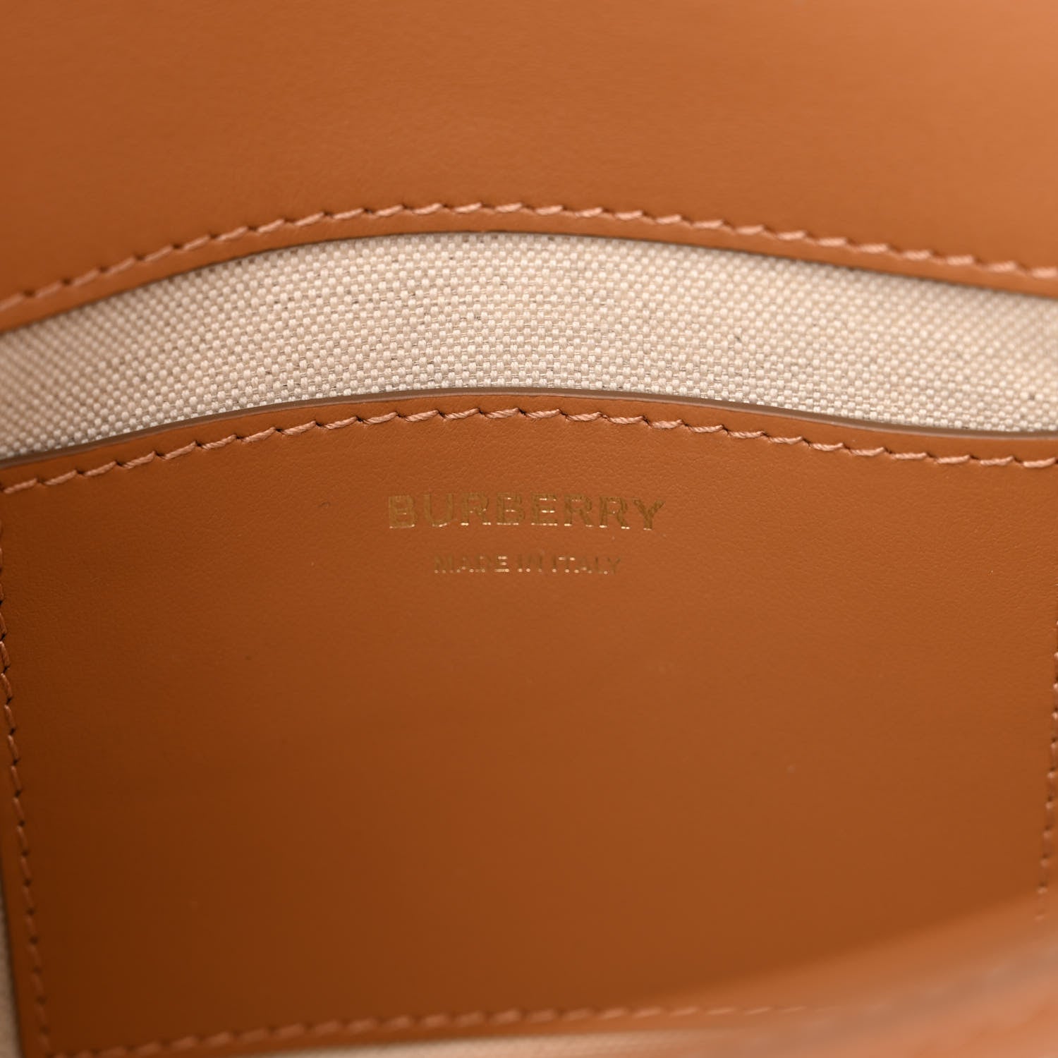 Burberry Raffia Calfskin TB Note Crossbody Bag Natural 6 of 11
