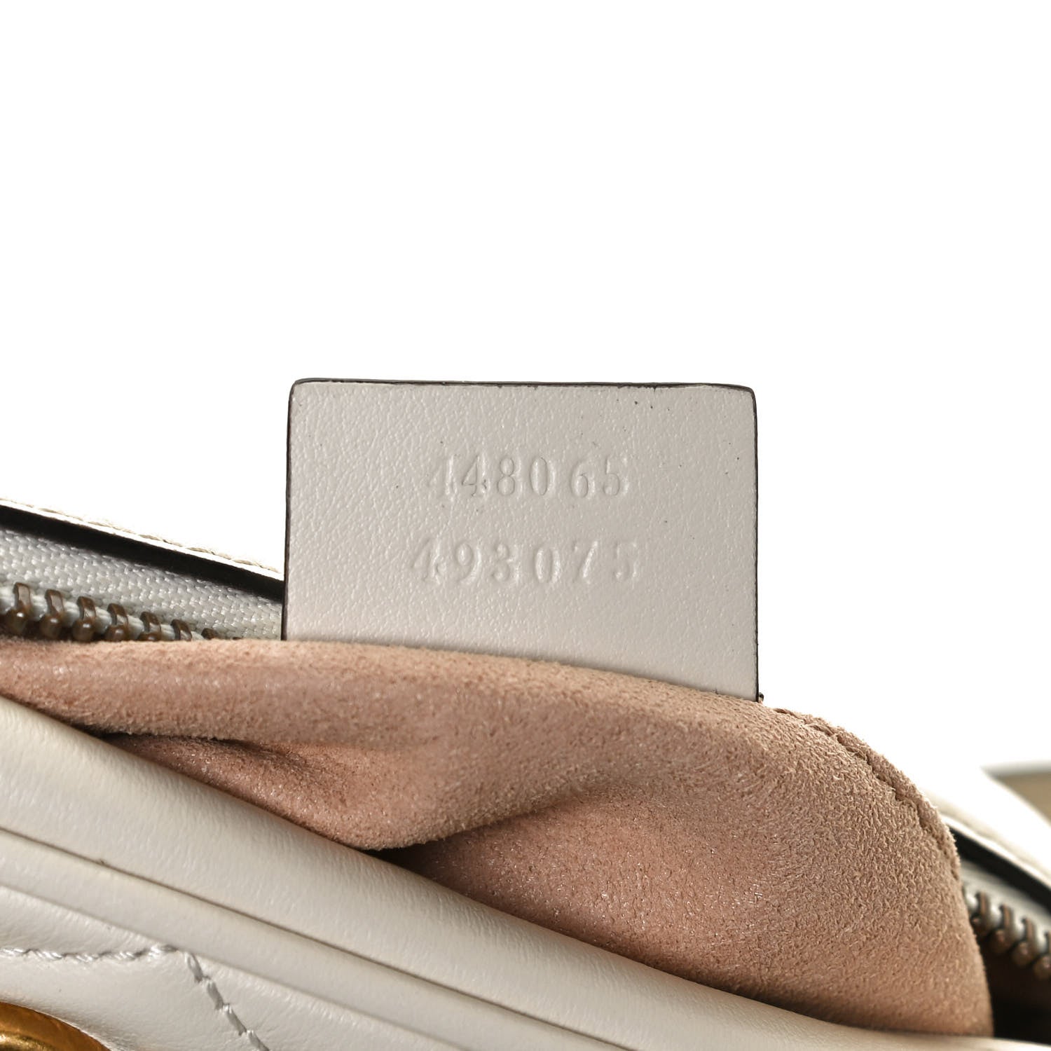Gucci Calfskin Matelasse Mini GG Marmont Chain Shoulder Bag White 7 of 11