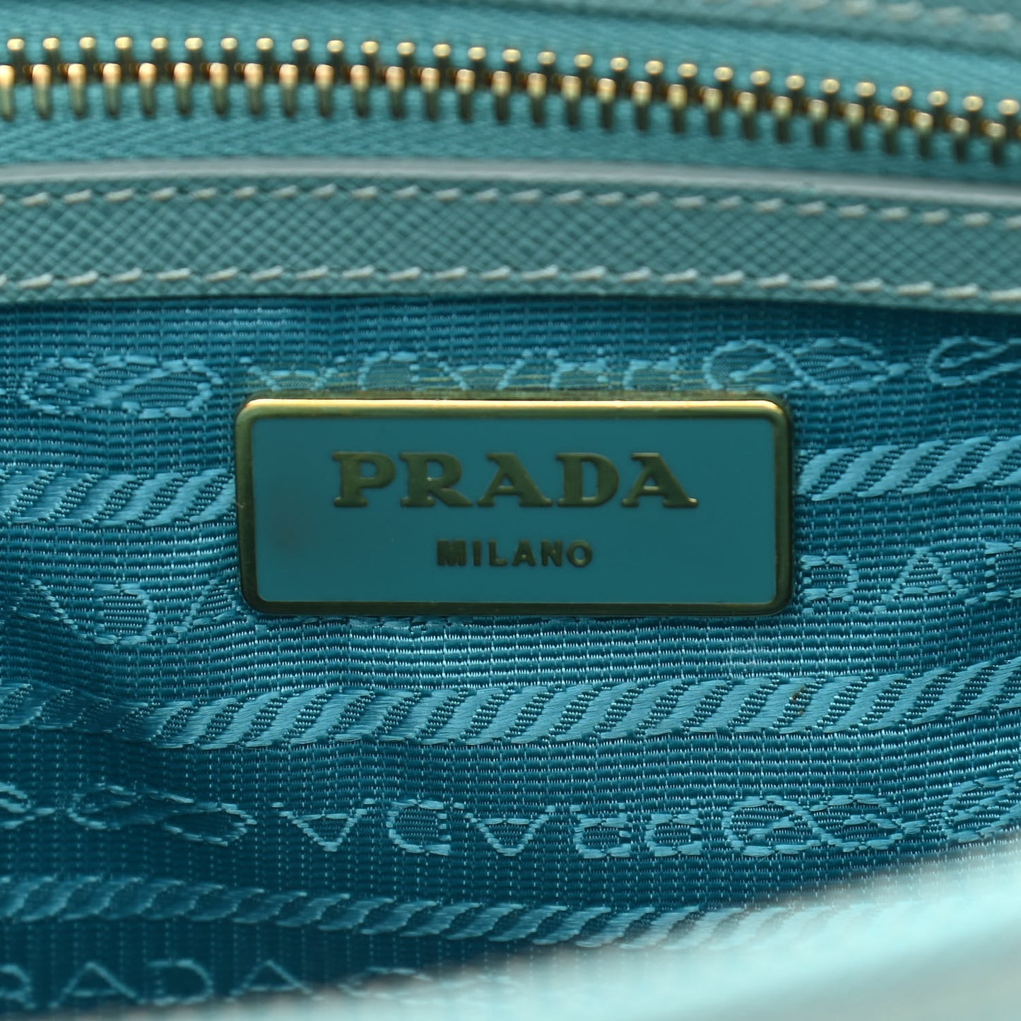 Saffiano Lux Mini Galleria Double Zip Tote Anice