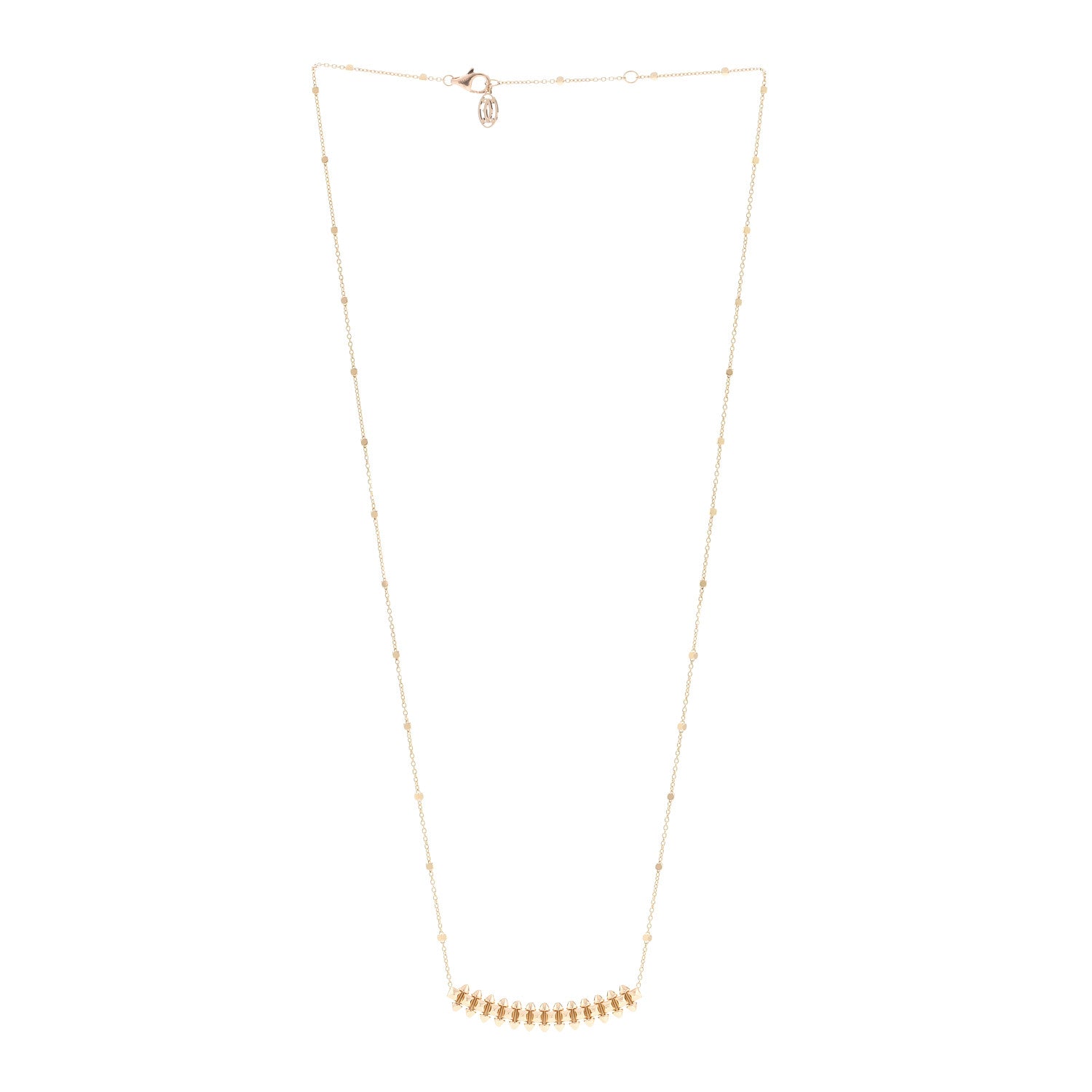 Cartier 18K Pink Gold Small Clash de Cartier Necklace 3 of 7