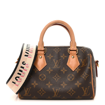 Louis Vuitton Monogram Speedy Bandouliere 20 Black 1 of 10