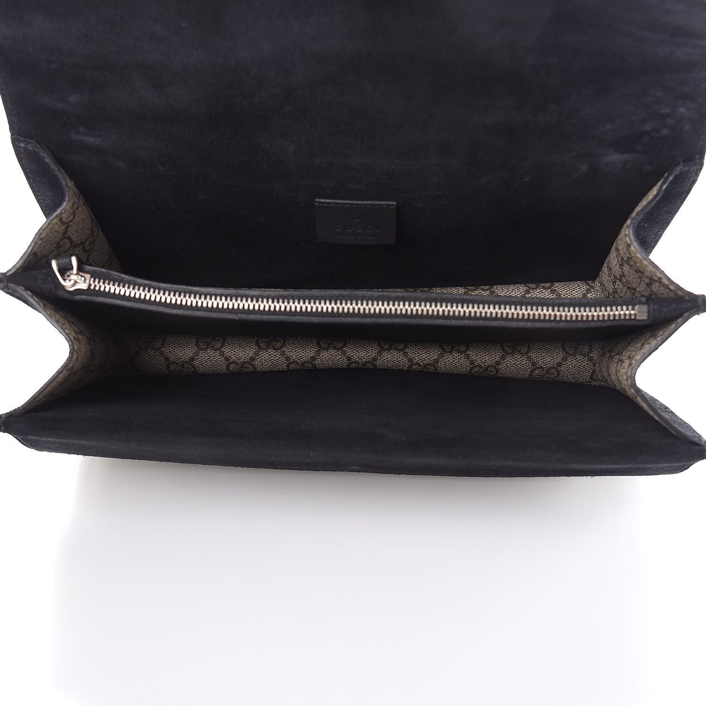 GG Supreme Monogram Crystal Small Dionysus Shoulder Bag Black