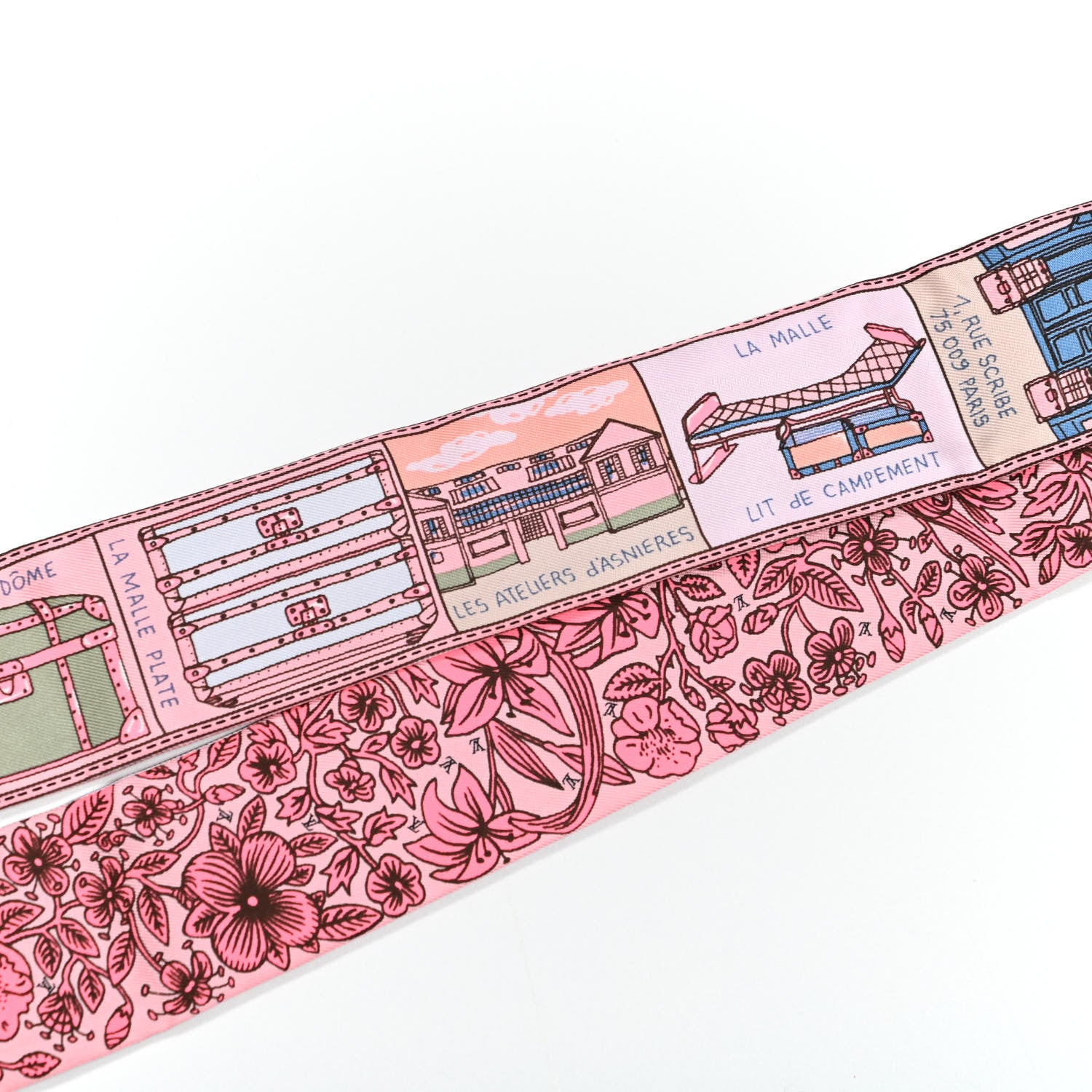 Louis Vuitton Silk Jeu De Louis BB Bandeau Rose 3 of 4