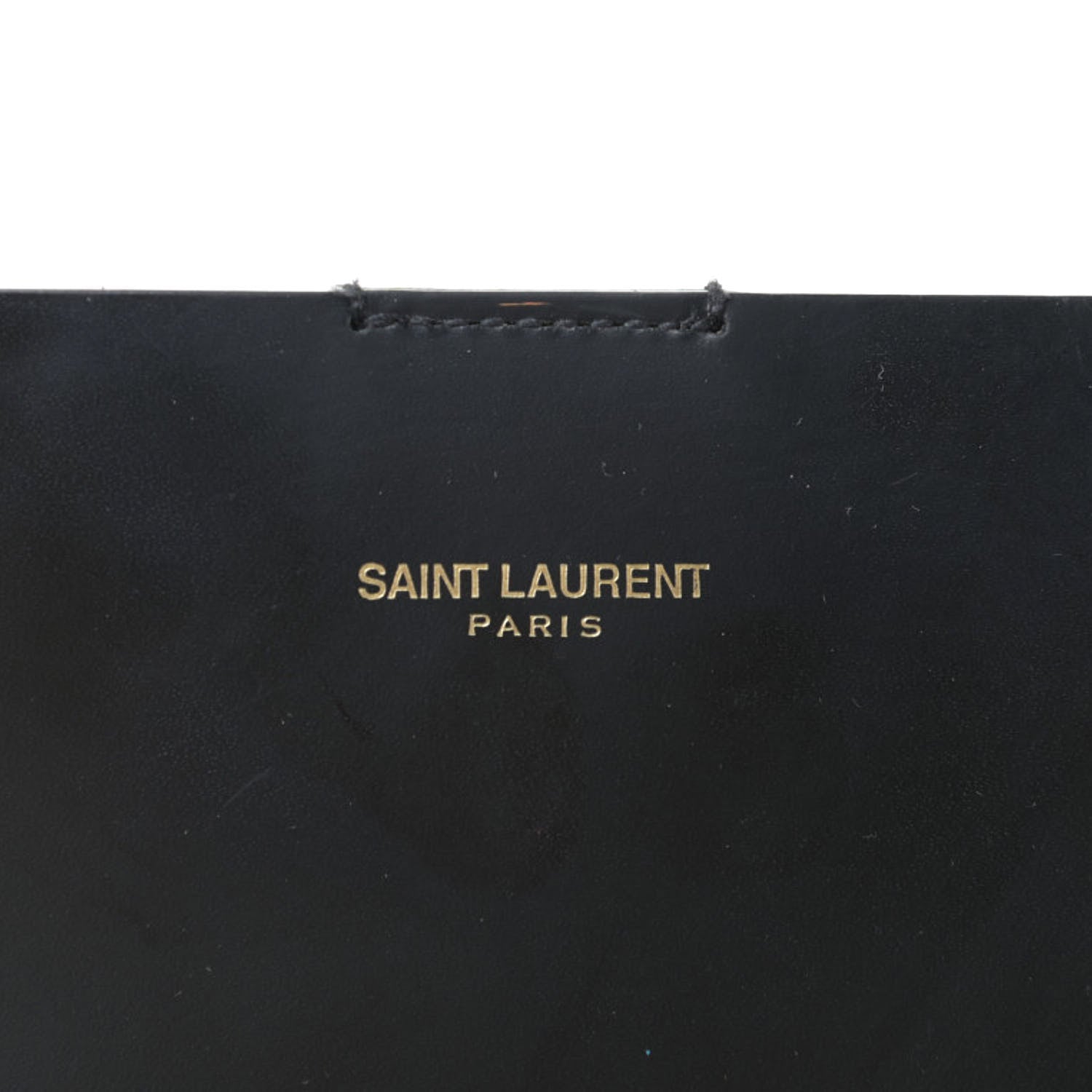 Saint Laurent Calfskin Large Paris Shopper Tote Black 6 of 13