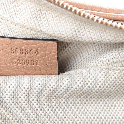 Gucci Pebbled Calfskin Small Soho Disco Bag Rose Beige 6 of 14