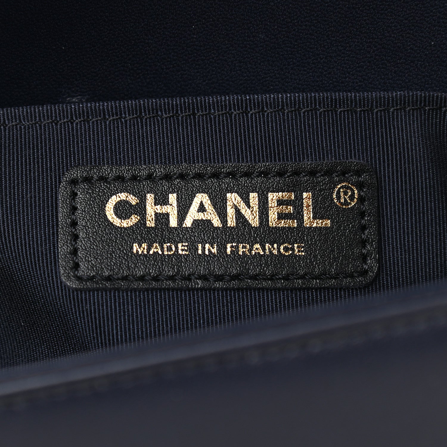 Chanel Lambskin Quilted Medium Boy Flap Dark Navy 6 of 10