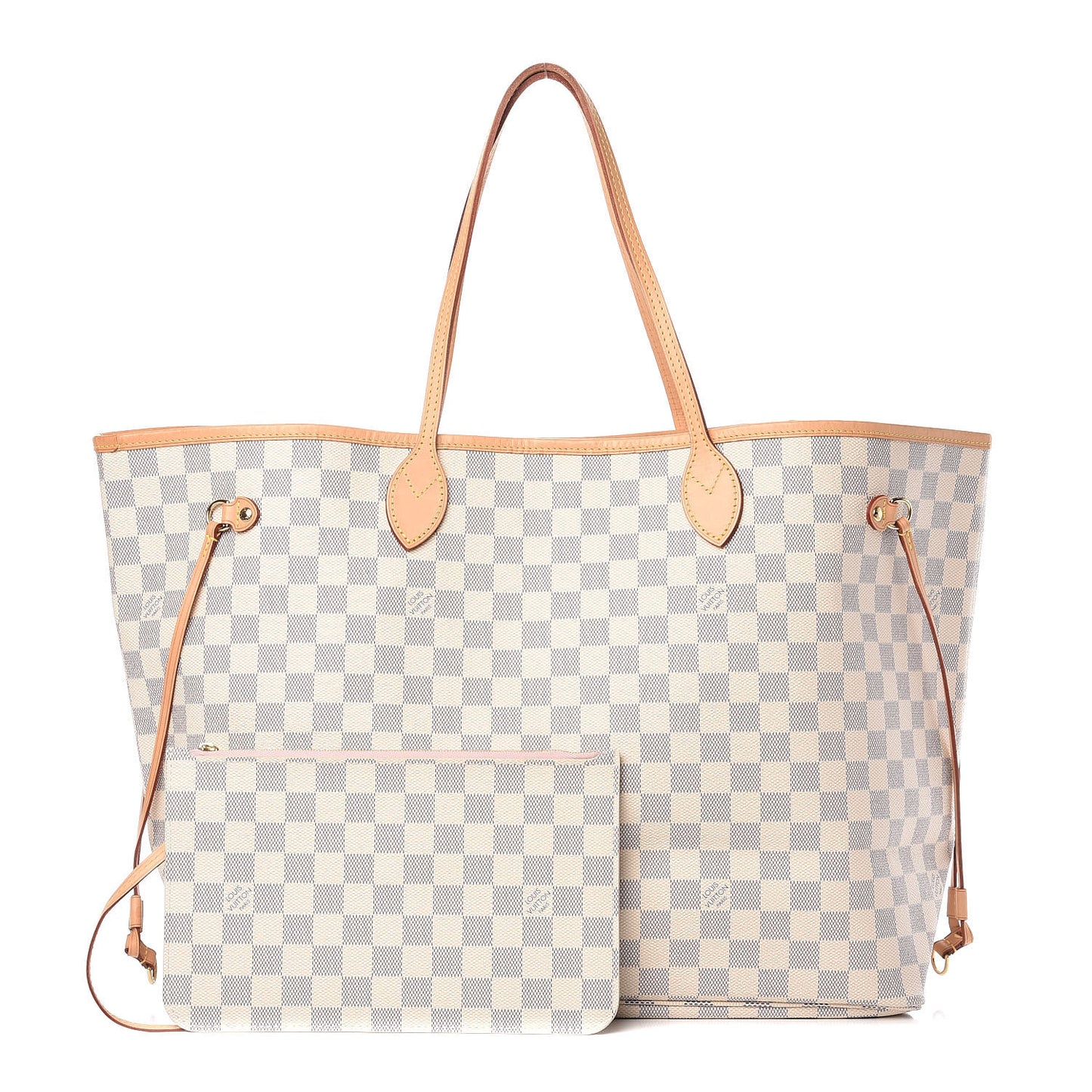 Damier Azur Neo Neverfull GM Rose Ballerine