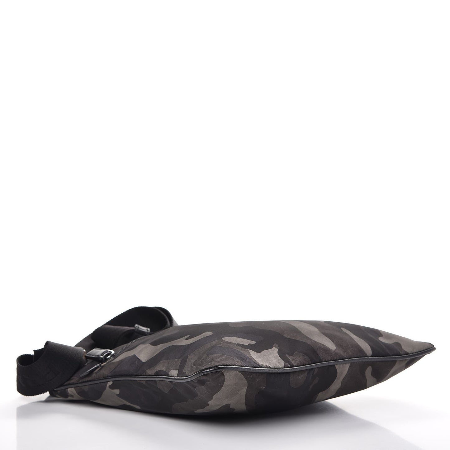 Tessuto Nylon Camouflage Flat Messenger Fumo