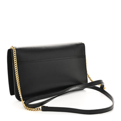 Saint Laurent Smooth Calfskin Monogram Phone Holder Crossbody Black 3 of 11