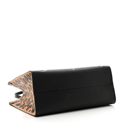 Louis Vuitton Empreinte Monogram Giant Wild At Heart Onthego MM Black 4 of 9