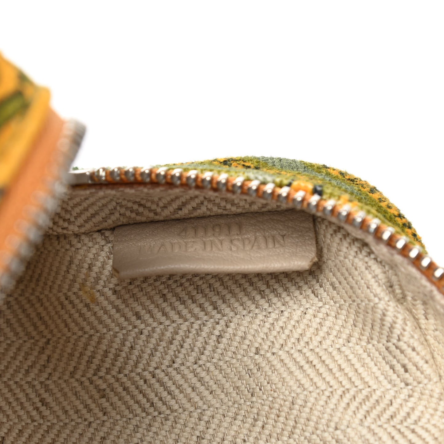 Canvas Ibiza Floral Print Paulas Sunglasses Case Orange