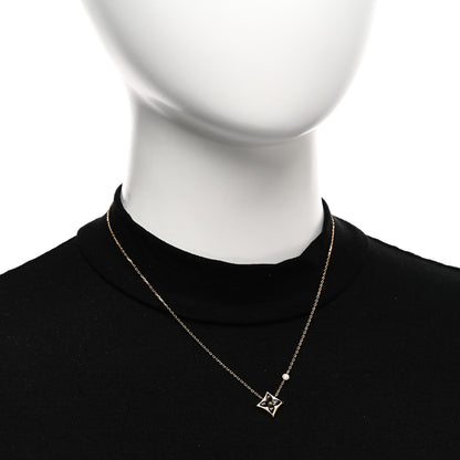 Louis Vuitton 18K Yellow Gold Diamond Black Onyx Color Blossom BB Star Pendant Necklace 2 of 6